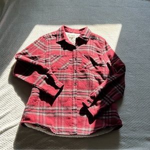 Fuzzy Flannel Button Up
